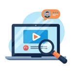 Icon pentru video-review personalizat realizat în cadrul auditului SEO gratuit